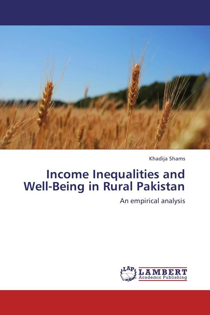 Income Inequalities and Well-Being in Rural Pakistan