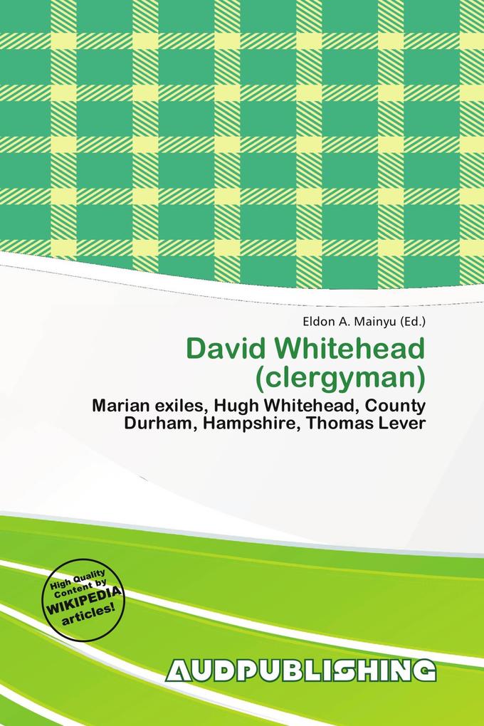 David Whitehead (clergyman)