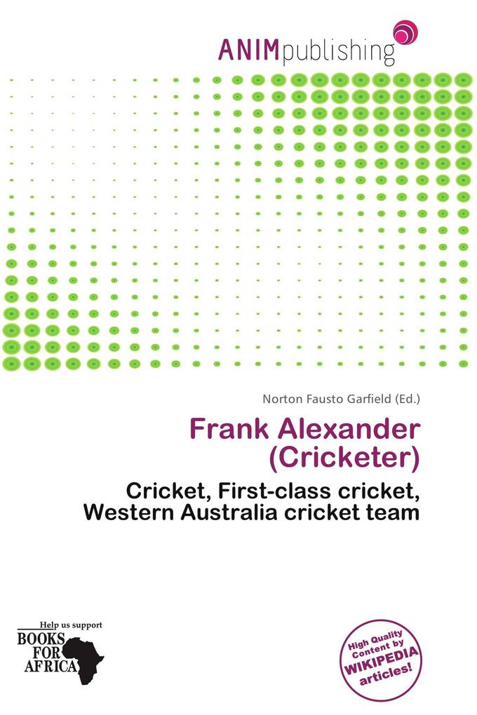 Frank Alexander (Cricketer)