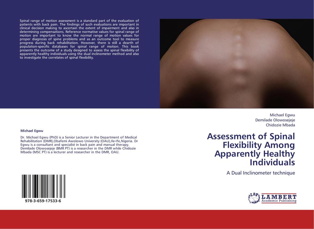 Assessment of Spinal Flexibility Among Apparently Healthy Individuals - Michael Egwu/ Demilade Olowosejeje/ Chidozie Mbada