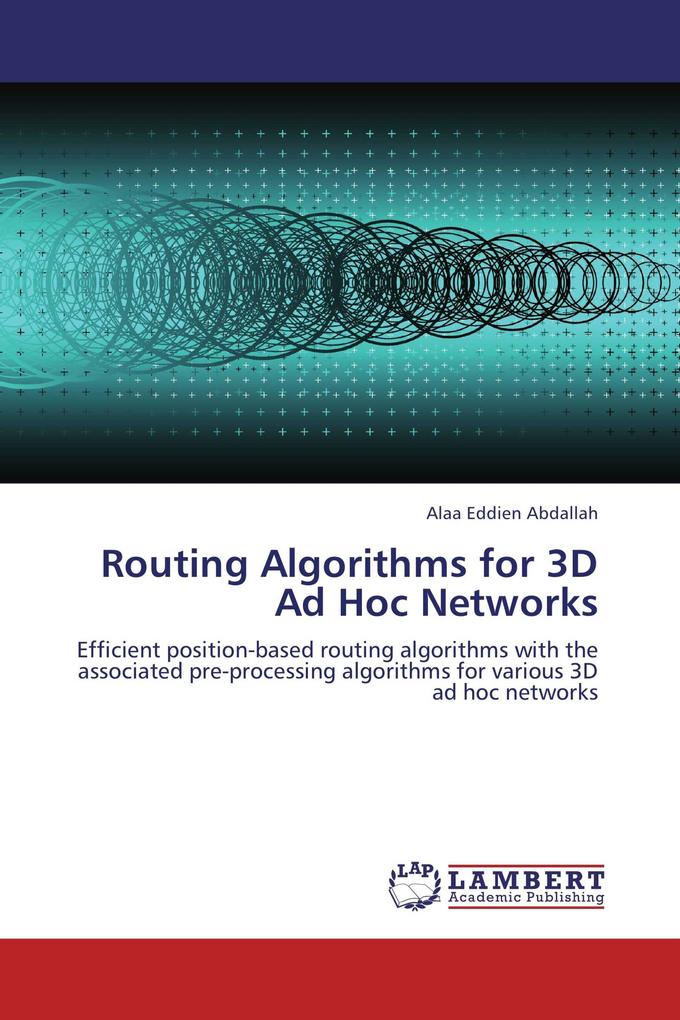 Routing Algorithms for 3D Ad Hoc Networks
