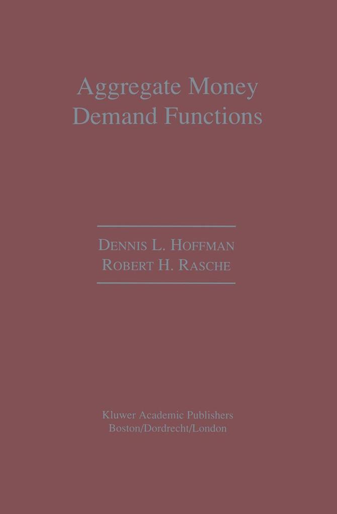 Aggregate Money Demand Functions