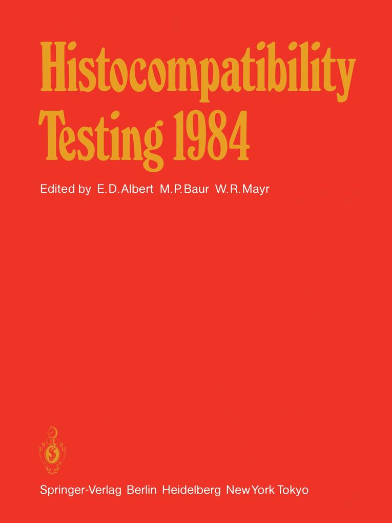 Histocompatibility Testing 1984