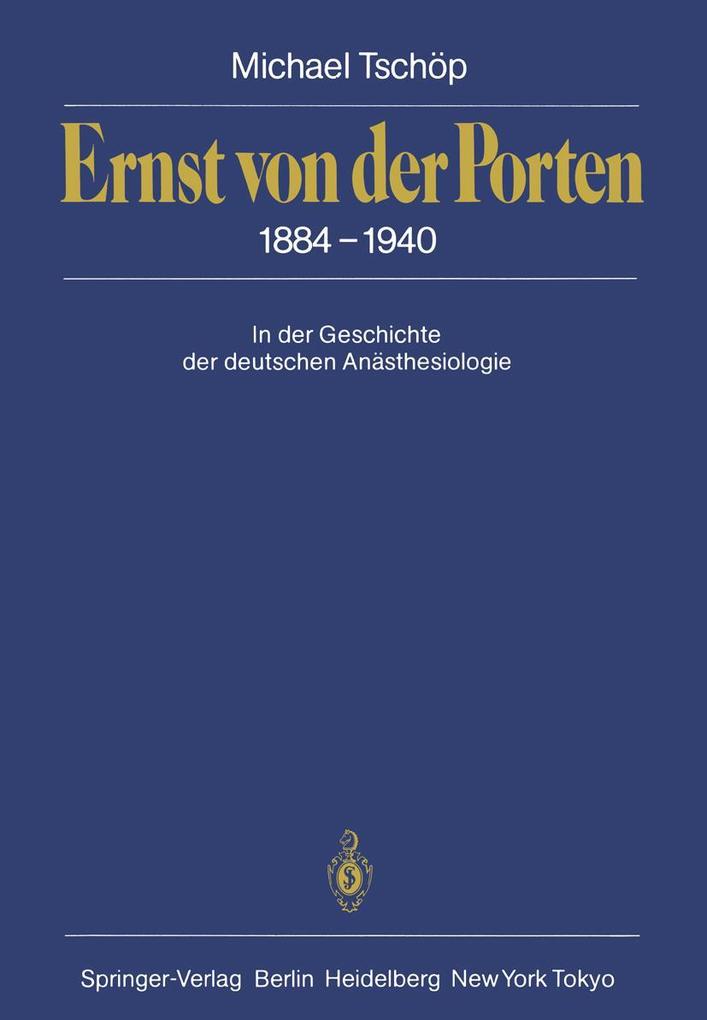 Ernst von der Porten 1884-1940