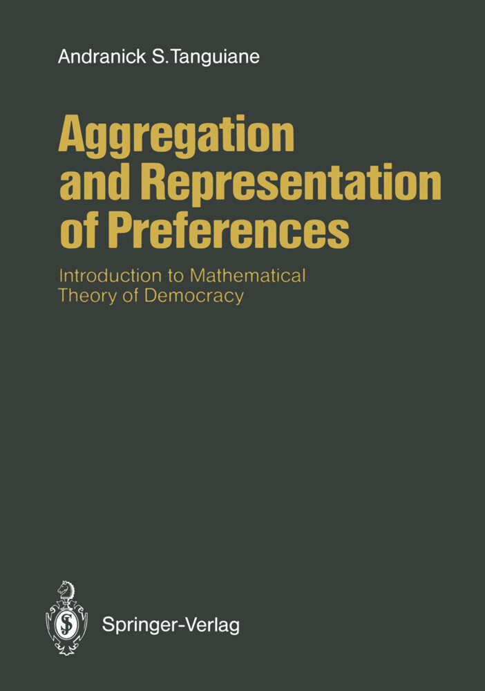 Aggregation and Representation of Preferences