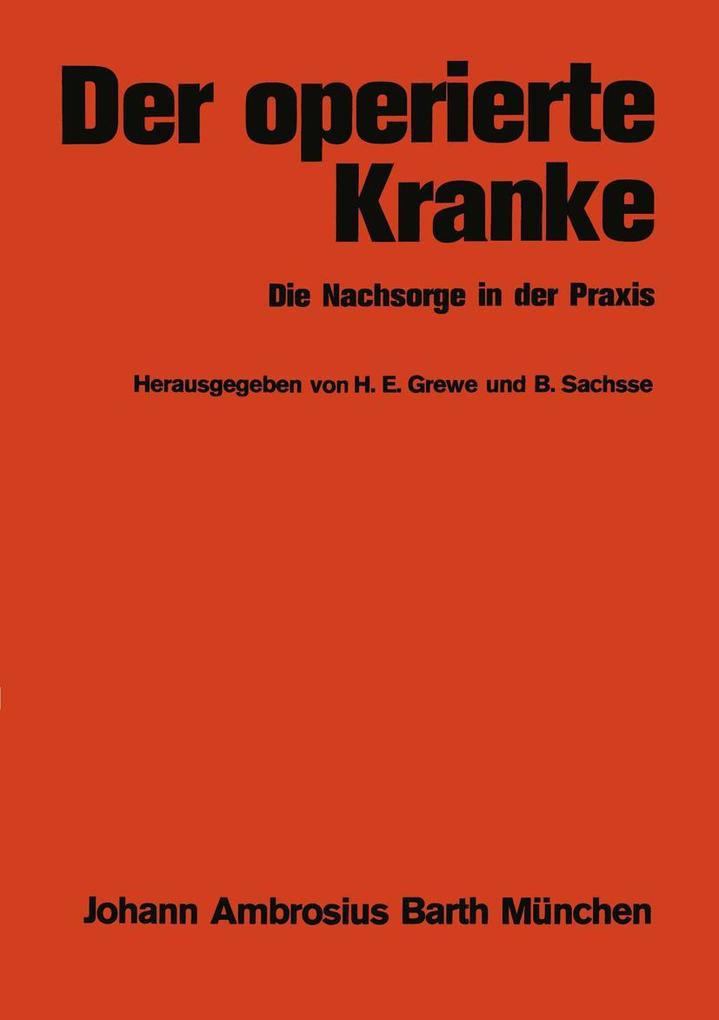 Der operierte Kranke