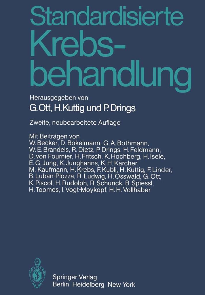 Standardisierte Krebsbehandlung