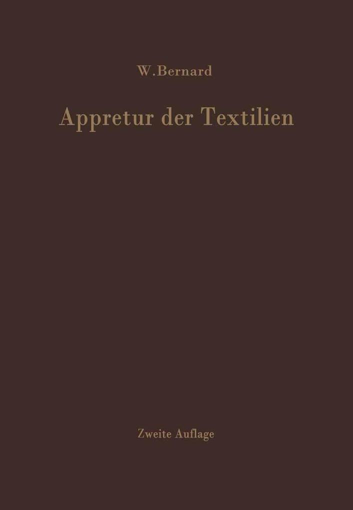 Appretur der Textilien