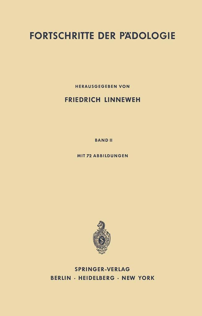 Fortschritte der Pädologie