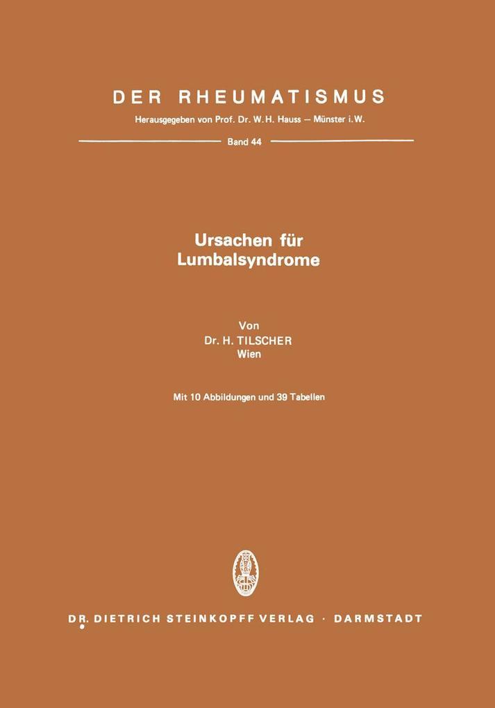 Ursachen für Lumbalsyndrome