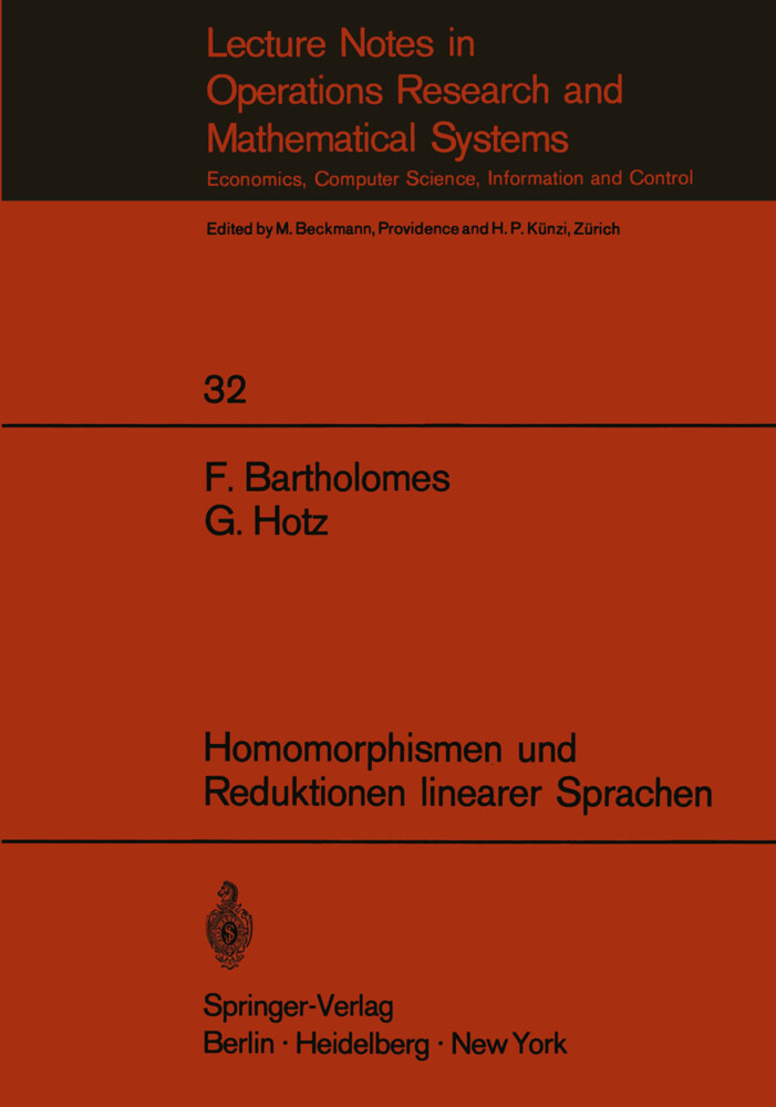 Homomorphismen und Reduktionen linearer Sprachen