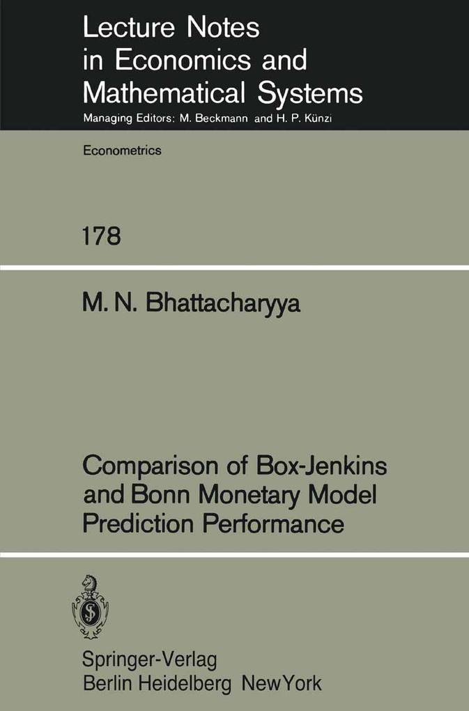 Comparison of Box-Jenkins and Bonn Monetary Model Predition Performance