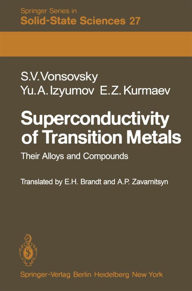 Superconductivity of Transition Metals