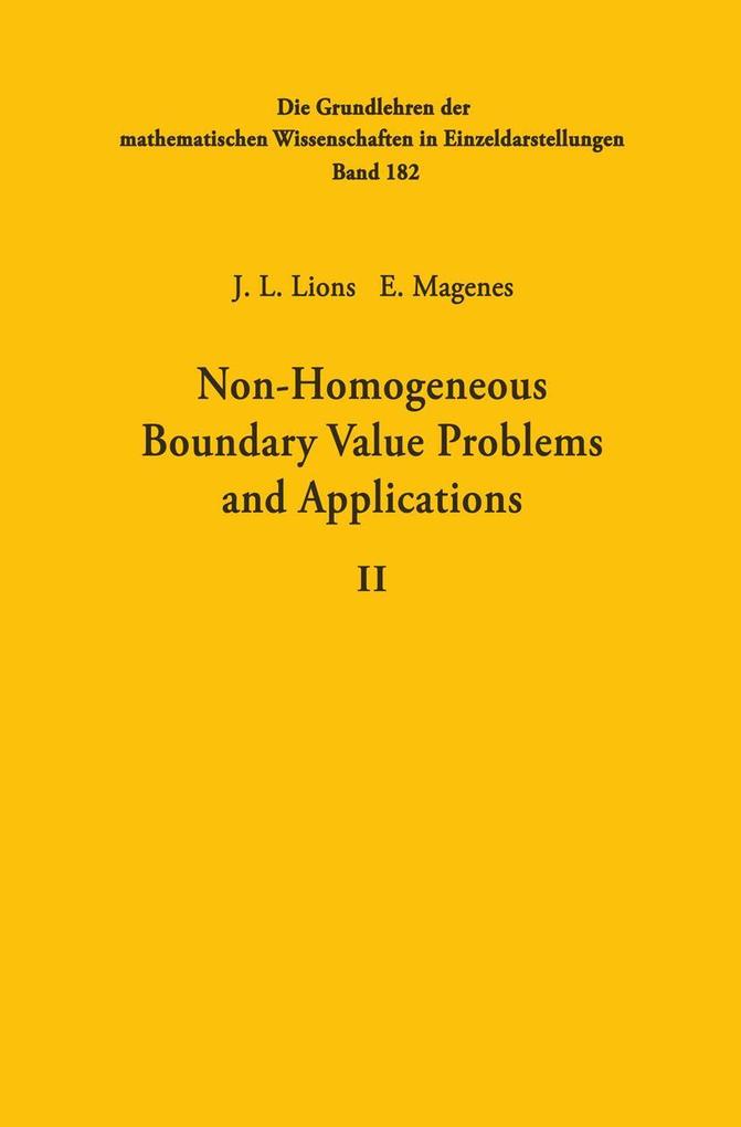 Non-Homogeneous Boundary Value Problems and Applications