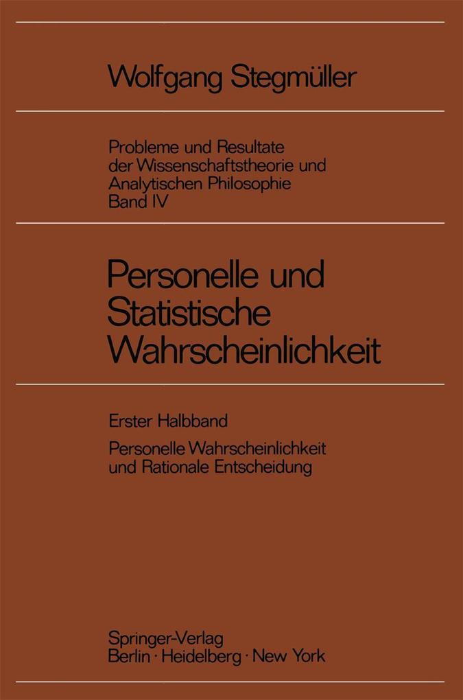 Personelle und Statistische Wahrscheinlichkeit