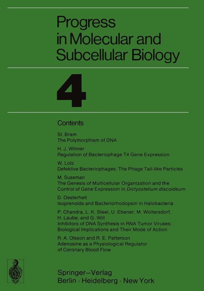 Progress in Molecular and Subcellular Biology
