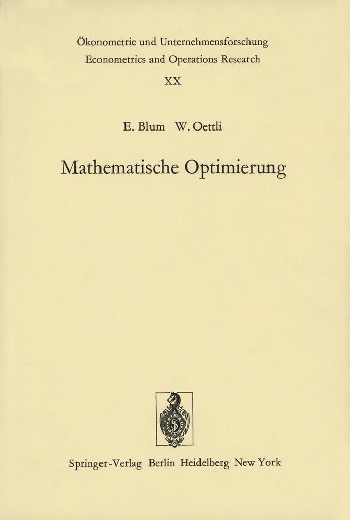 Mathematische Optimierung