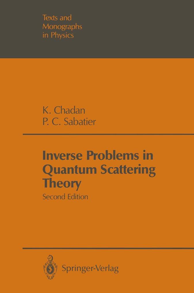 Inverse Problems in Quantum Scattering Theory