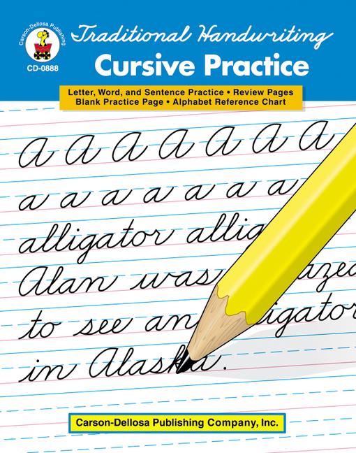 Traditional Handwriting: Cursive Practice Grades 2 - 5