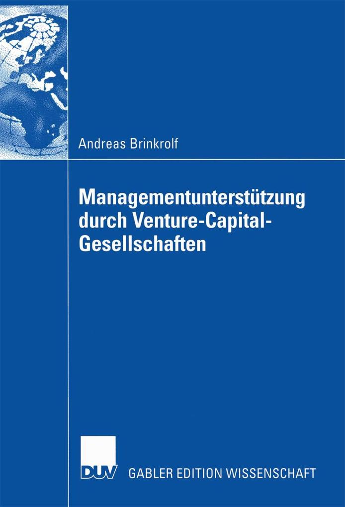 Managementunterstützung durch Venture-Capital-Gesellschaften