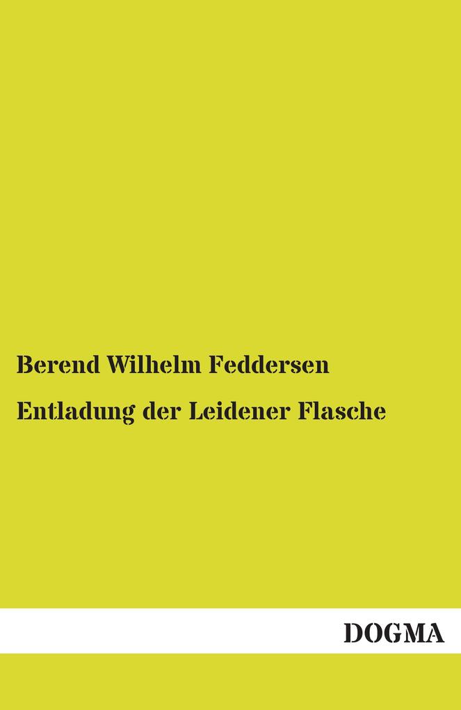 Entladung der Leidener Flasche
