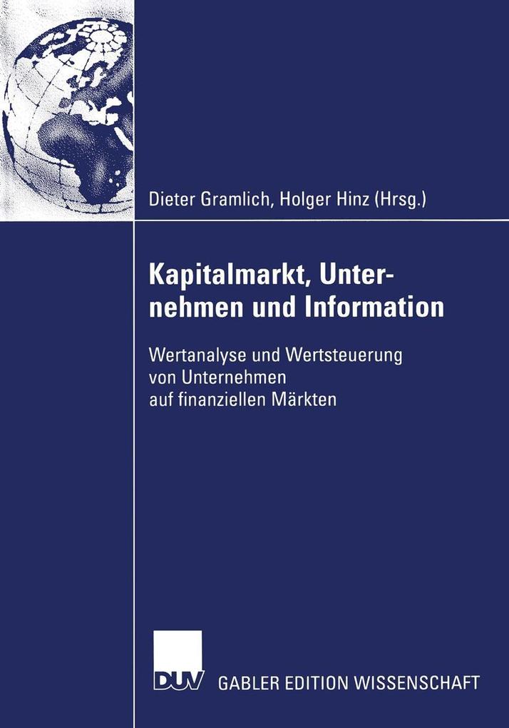 Kapitalmarkt Unternehmen und Information