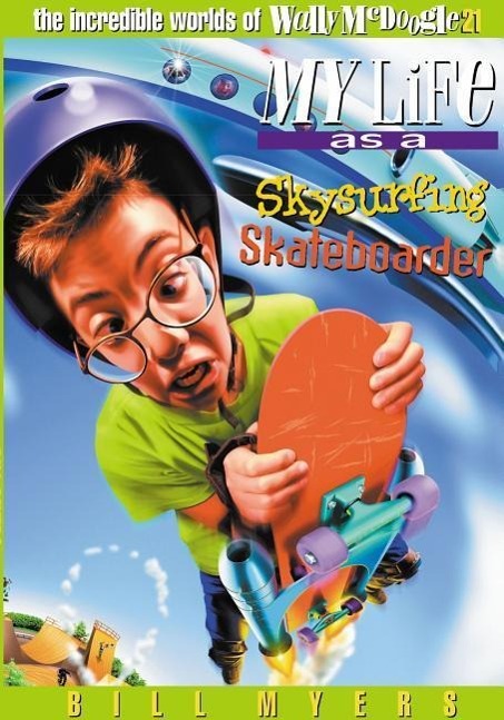 A Sky Surfing Skateboarder