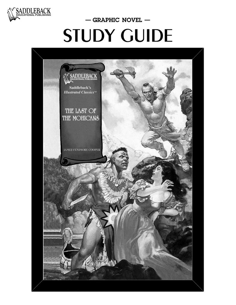 Last of the Mohicans Graphic Novel Study Guide