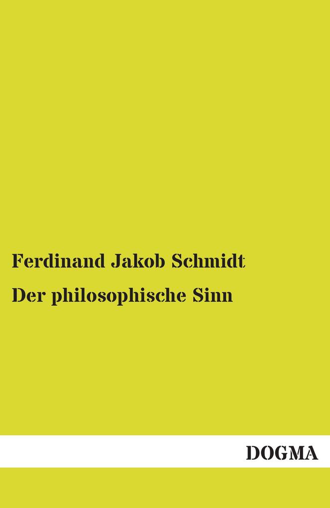 Der philosophische Sinn