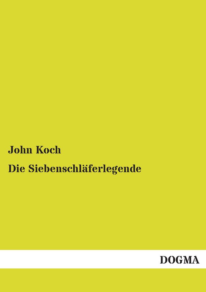 Die Siebenschläferlegende
