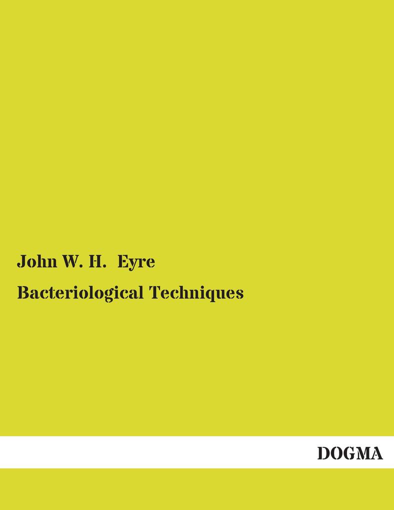 Bacteriological Techniques