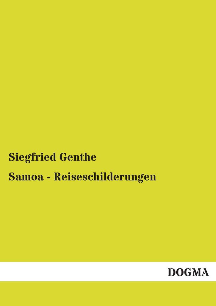 Samoa - Reiseschilderungen