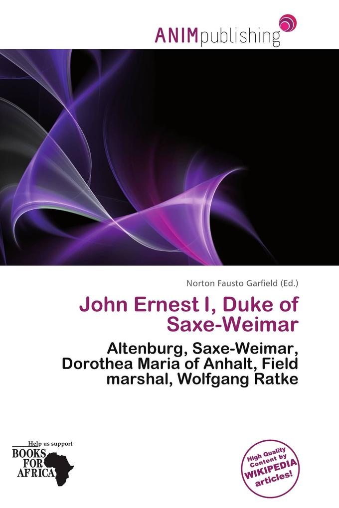 John Ernest I Duke of Saxe-Weimar