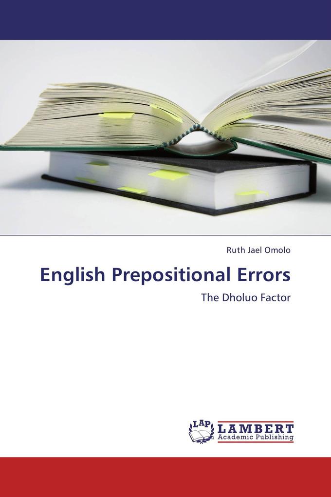 English Prepositional Errors
