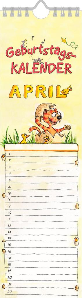 Geburtstagskalender Mini Cartoon