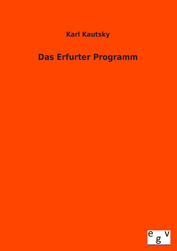 Das Erfurter Programm