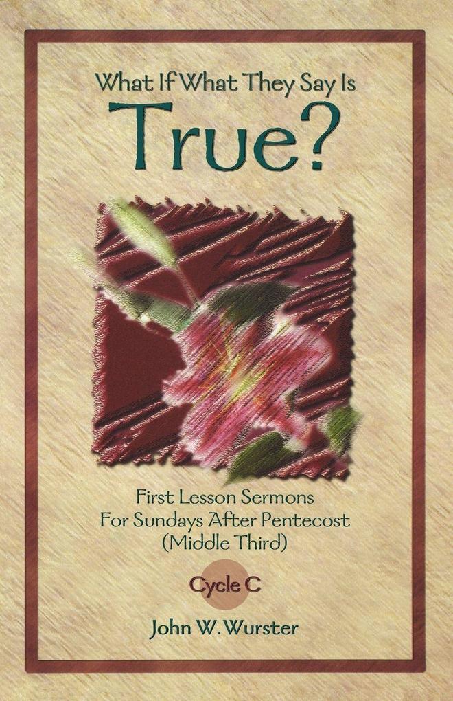What If What They Say Is True?
