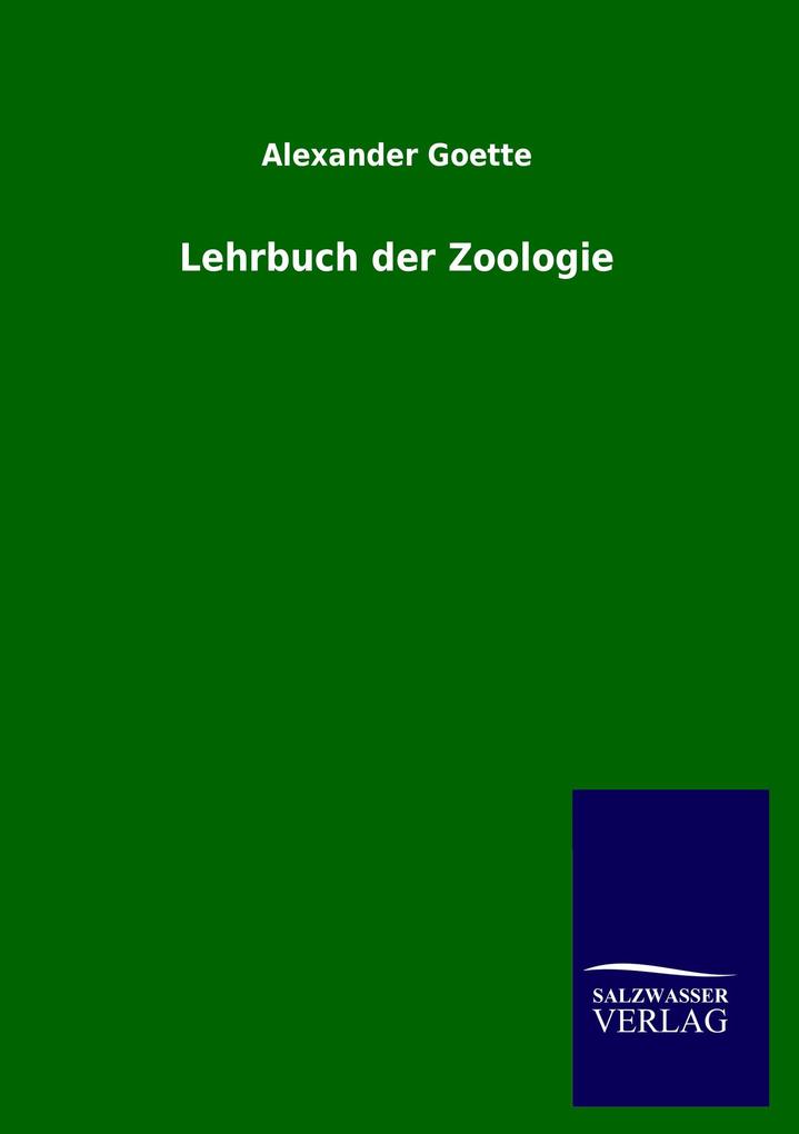 Lehrbuch der Zoologie