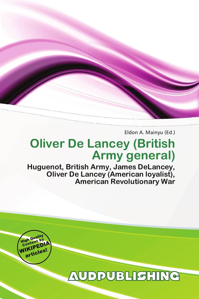 Oliver De Lancey (British Army general)