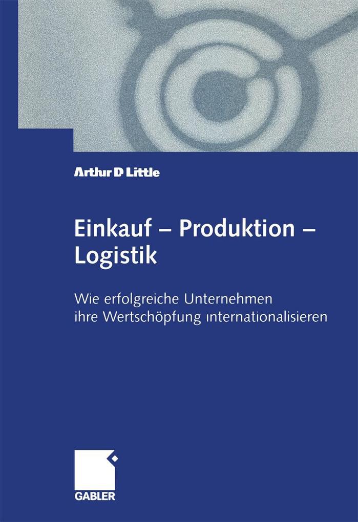 Einkauf - Produktion - Logistik