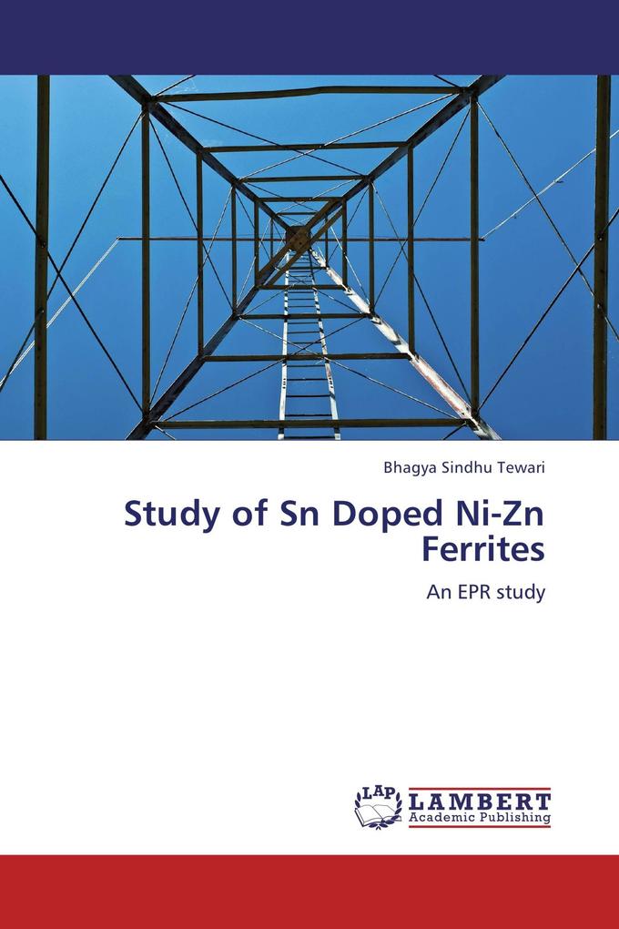 Study of Sn Doped Ni-Zn Ferrites