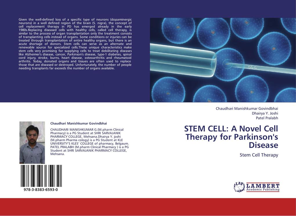 STEM CELL: A Novel Cell Therapy for Parkinson's Disease