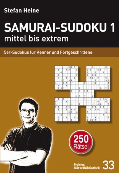 Samurai-Sudoku 1 mittel bis extrem