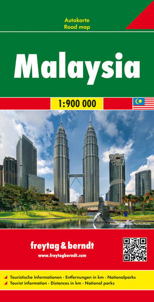 Malaysia Autokarte 1:900.000. Maleisie