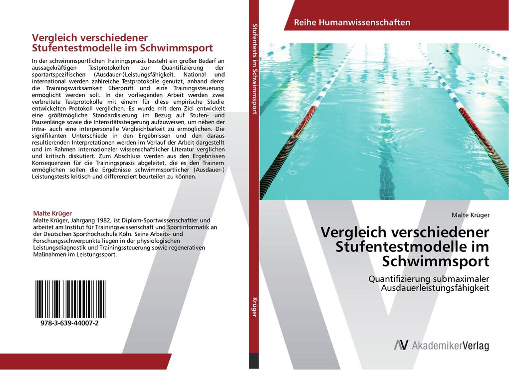 Vergleich verschiedener Stufentestmodelle im Schwimmsport