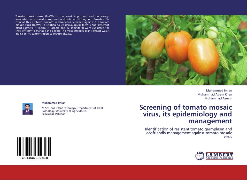 Screening of tomato mosaic virus its epidemiology and management