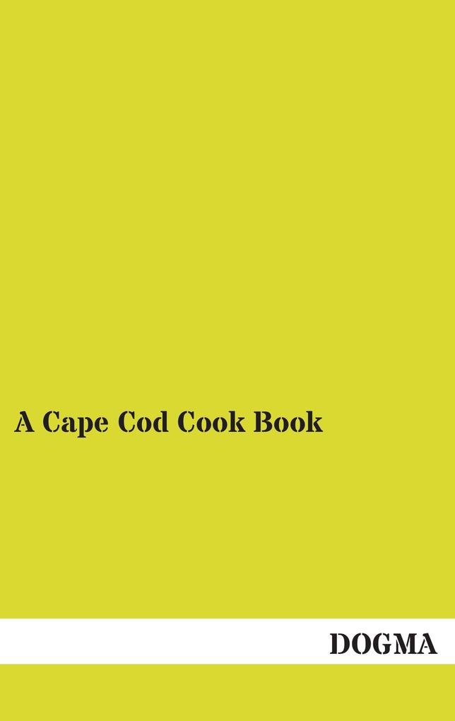 A Cape Cod Cook Book