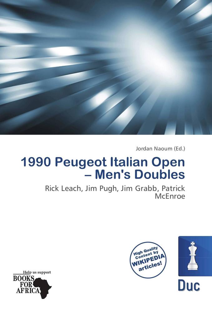 1990 Peugeot Italian Open - Men's Doubles