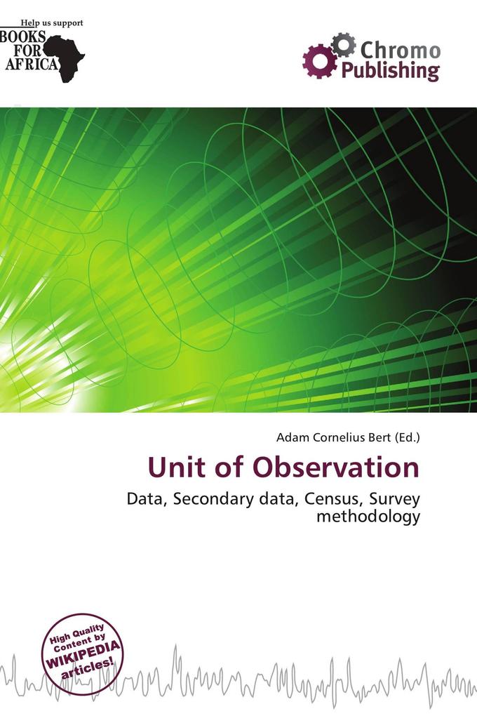 Unit of Observation
