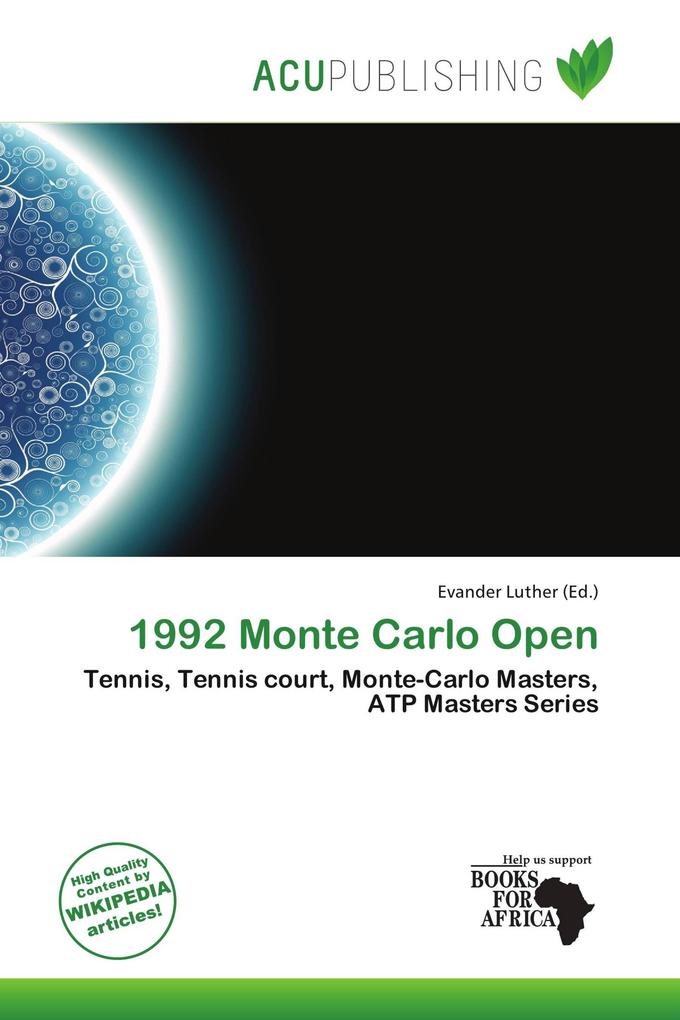1992 Monte Carlo Open